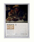Aga Heat Cooker Vintage Retro Advert Poster A4 Photo Print