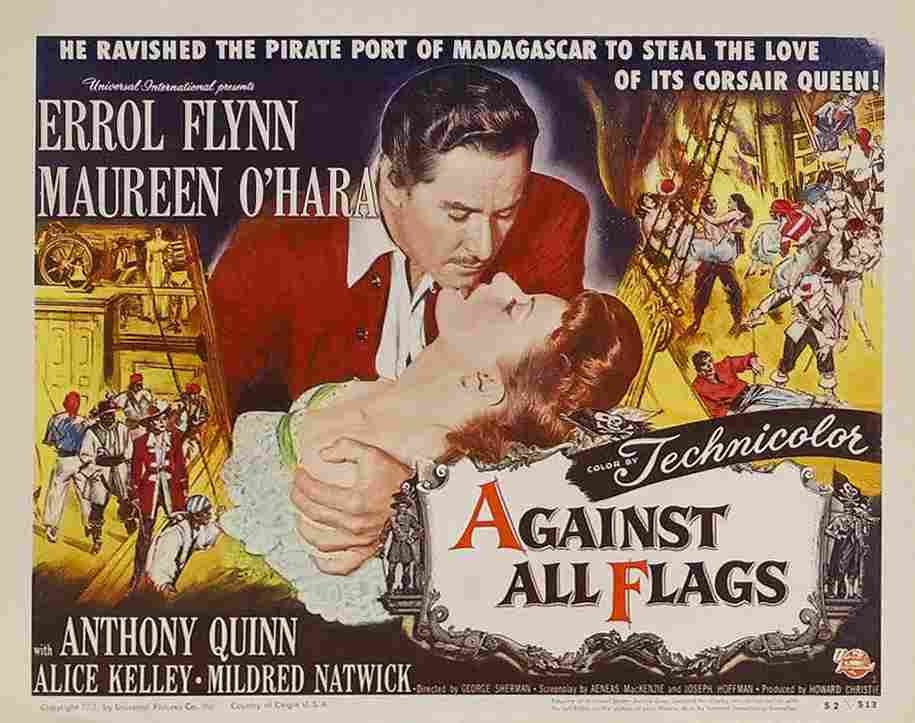 Against All Flags 02 film star poster A4 Photo Print