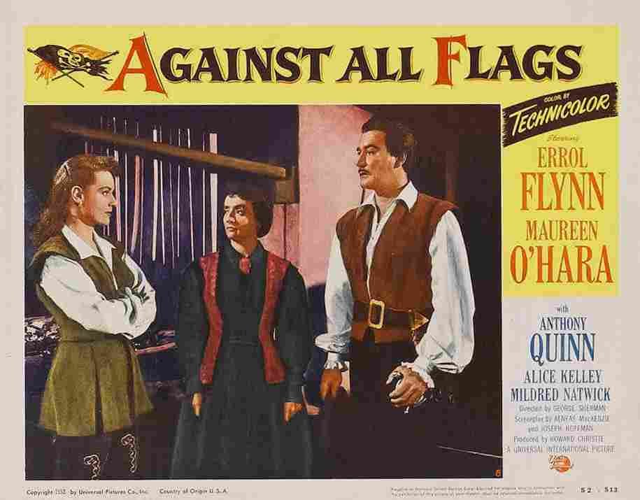 Against All Flags 12 film star poster A4 Photo Print