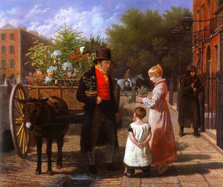 Agasse Jacques Laurent The Flower Seller Art A4 Photo Print UK