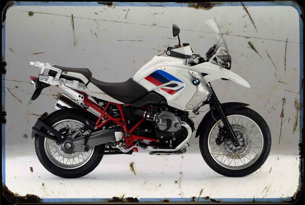 Aged Bmw R 1200 Gs Rally 12 1 A4 Photo Print