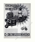 Agfa Speedex Clack Vintage Retro Advert Poster A4 Photo Print