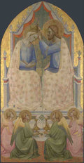 Agnolo Gaddi The Coronation of the Virgin A4 Photo Print