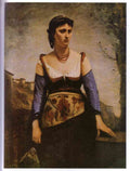 Agostina 1866 Corot Impressionism A4 Photo Print