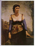 Agostina 1866 by Corot Impressionism A4 Photo Print