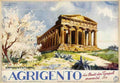 Agrigento Vintage Advert A4 Photo Print
