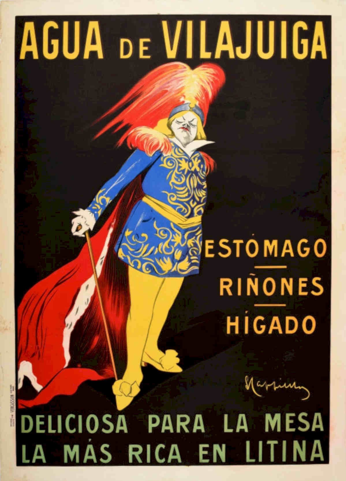 Agua Vilajuiga Poster Vintage Retro Advert Poster A4 Photo Print