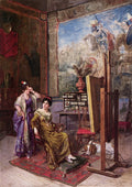 Aguado Bejarano In the artist s studio Art A4 Photo Print UK