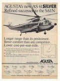 Agusta 61 Silver Vintage Retro Advert Ads A4 Photo Print