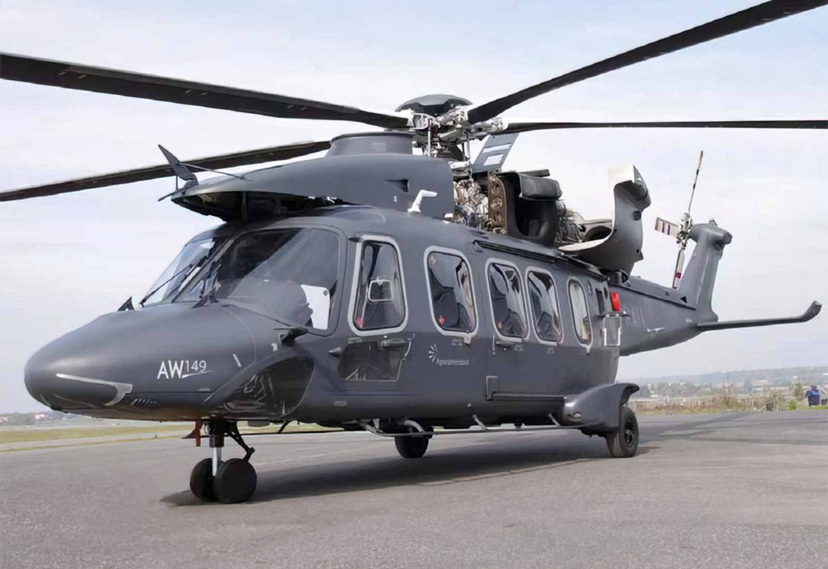 Agustawestland Aw149 Multirole Helicopter 4 (2) Military A4 Photo Print