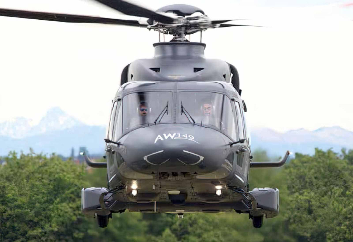 Agustawestland Aw149 Multirole Helicopter 6 (2) Military A4 Photo Print