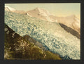 Aiguille du Goûter Chamonix Valley Vintage A4 Photo Print
