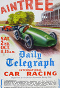 Aintree Car Racing 1 Vintage Retro Advert Poster A4 Photo Print