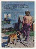Air Conditioning System Vintage Retro Advert Ads A4 Photo Print