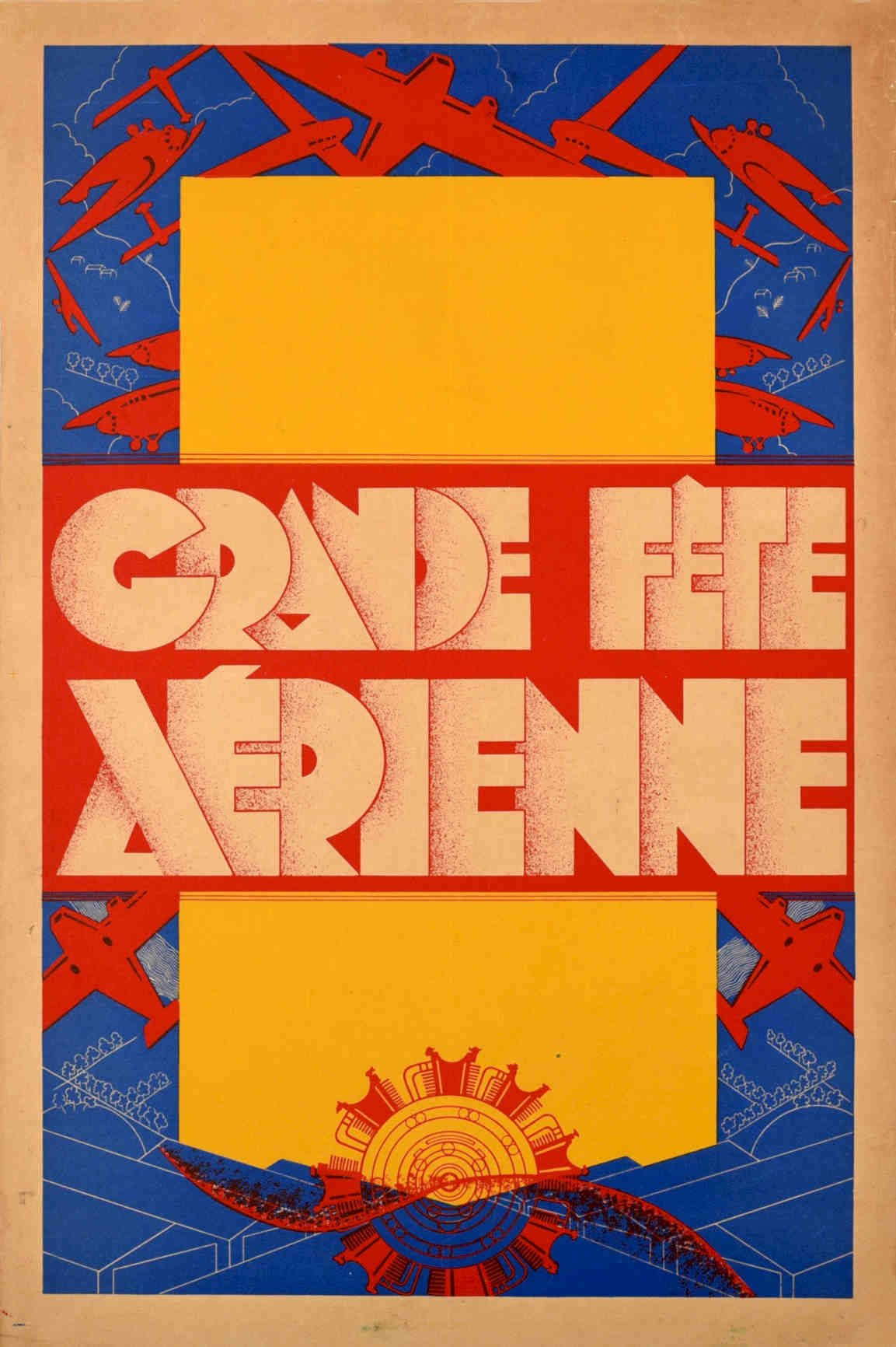 Air Festival France Vintage Retro Advert Poster A4 Photo Print