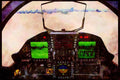 Air Force 396011 F 15E Strike Eagle, Head up Display A4 Limited Edition Watercolour Print