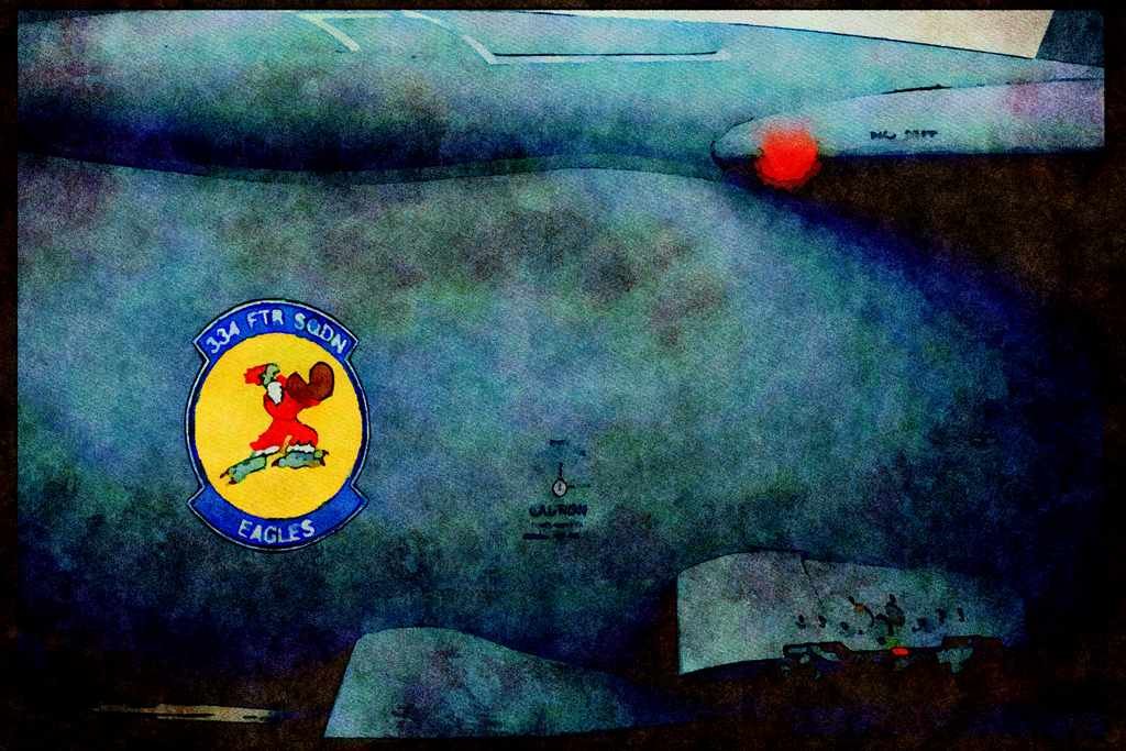 Air Force 396014 Squadron Emblem A4 Limited Edition Watercolour Print