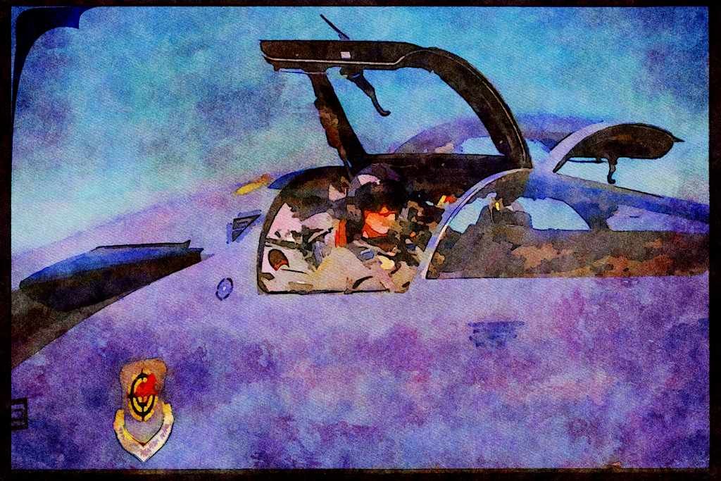 Air Force 396019 Pilot Portraits, 431st Test And Evaluation Squadron A4 Limited Edition Watercolour Print