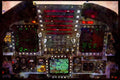 Air Force 396031 Pilot's Cockpit Showing Flight Controls A4 Limited Edition Watercolour Print