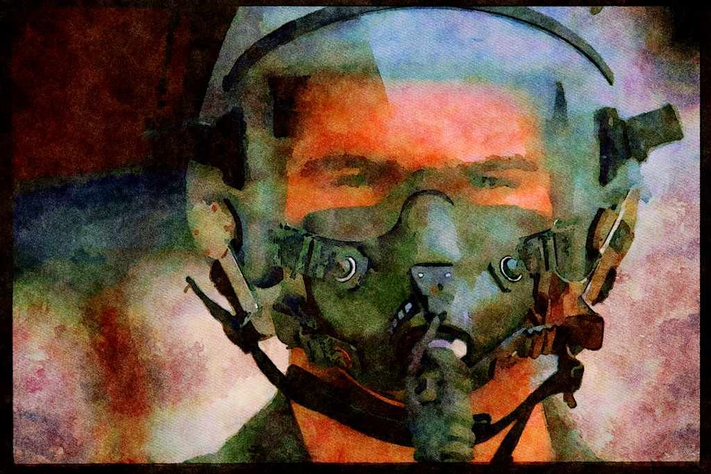 Air Force 396041 F 15E Strike Eagle, Weapons Systems Operator A4 Limited Edition Watercolour Print