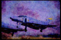 Air Force 396070 F 4G Phantom A4 Limited Edition Watercolour Print