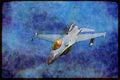 Air Force 396082 F 16 Falcon A4 Limited Edition Watercolour Print