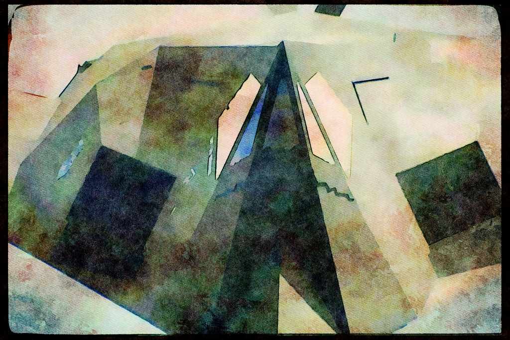 Air Force 396095 F 117A Stealth Fighter A4 Limited Edition Watercolour Print