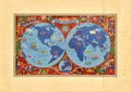 Air France Map 8 Vintage Retro Advert Poster A4 Photo Print