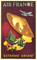 Air France Orient 4 Vintage Retro Advert Poster A4 Photo Print