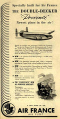 Air France Provence Vintage Retro Advert Ads A4 Photo Print