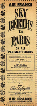 Air France Swans Vintage Retro Advert Ads A4 Photo Print