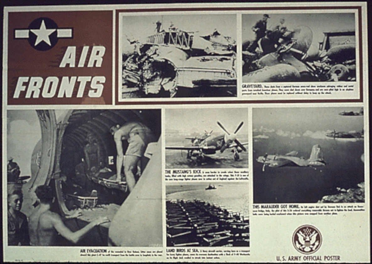 Air Fronts Mustang Vintage Retro Advert Ads A4 Photo Print