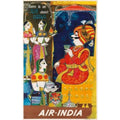 Air India Airline Rk 708 53 Vintage Retro Advert Poster A4 Photo Print