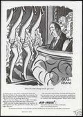 Air India Flames Vintage Retro Advert Ads A4 Photo Print