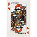 Air India King Of Hearts Airline Visu Vintage Retro Advert Poster A4 Photo Prin