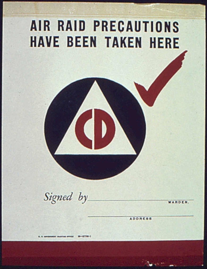 Air Raid Precautions Vintage Retro Advert Poster A4 Photo Print