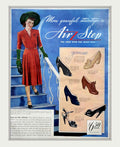 Air Step Shoe Vintage Retro Advert Poster A4 Photo Print