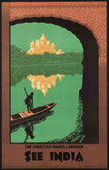 Air Travel Poster S15 Vintage Advert A4 Photo Print