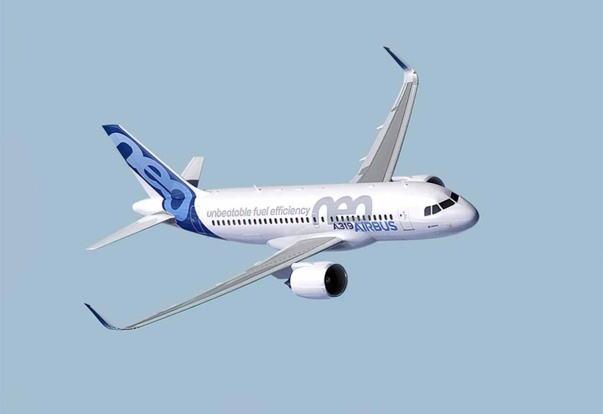 Airbus A319 Short Hulled Passenger Jet Airliner France (2) Military A4 Photo Print