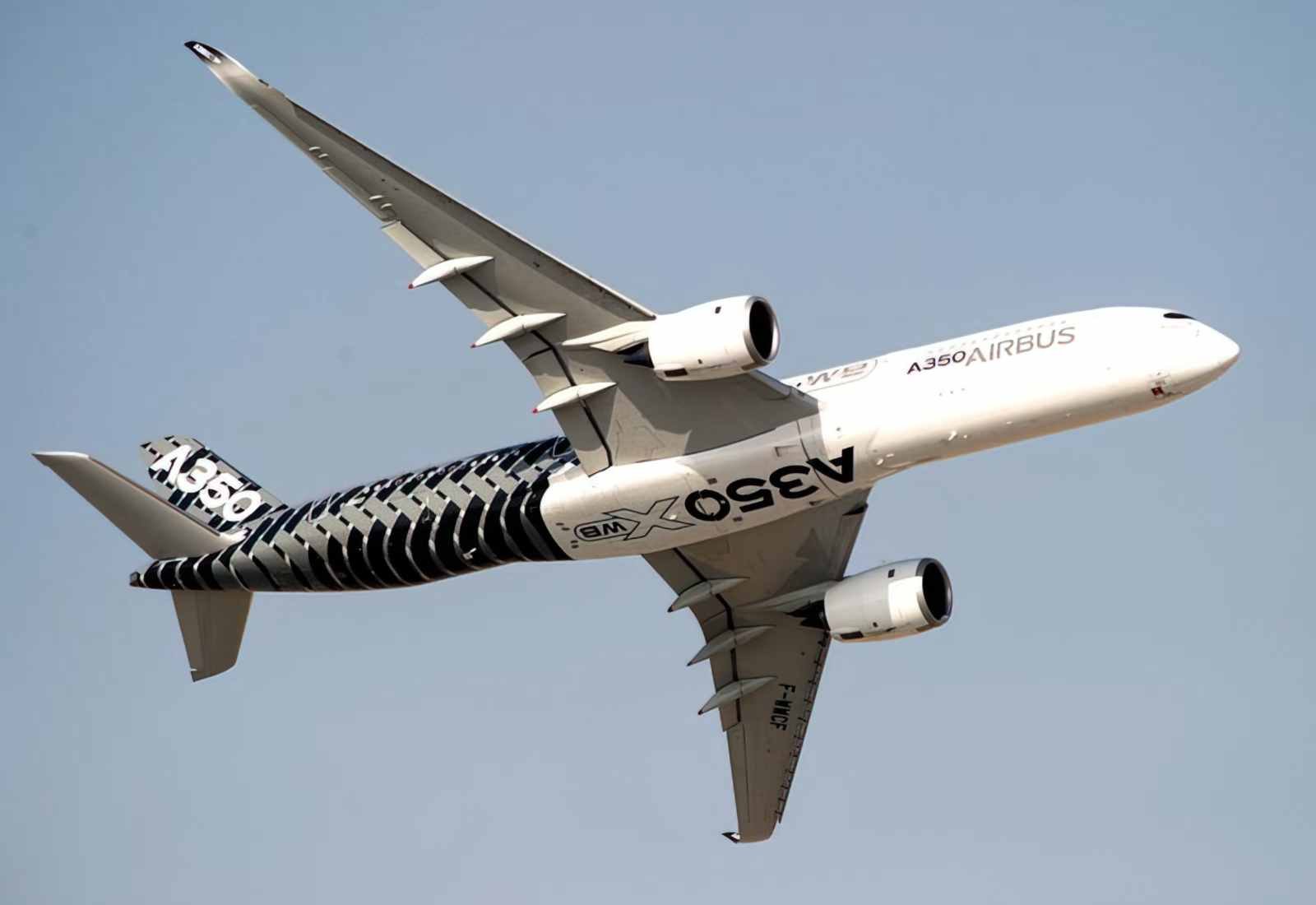 Airbus A350 2 (2) Military A4 Photo Print