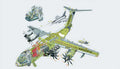 Airbus A400M cutaway A4 Photo Print