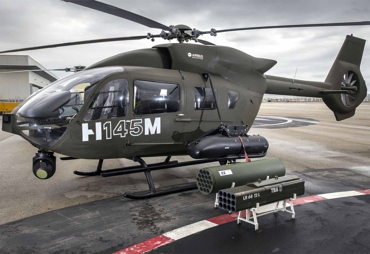 Airbus Helicopters H145m Light Utility Attack Helicopter France (2) Military A4 Photo Print