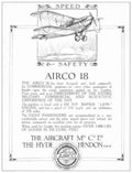 Airco 18 Speed Vintage Retro Advert Ads A4 Photo Print