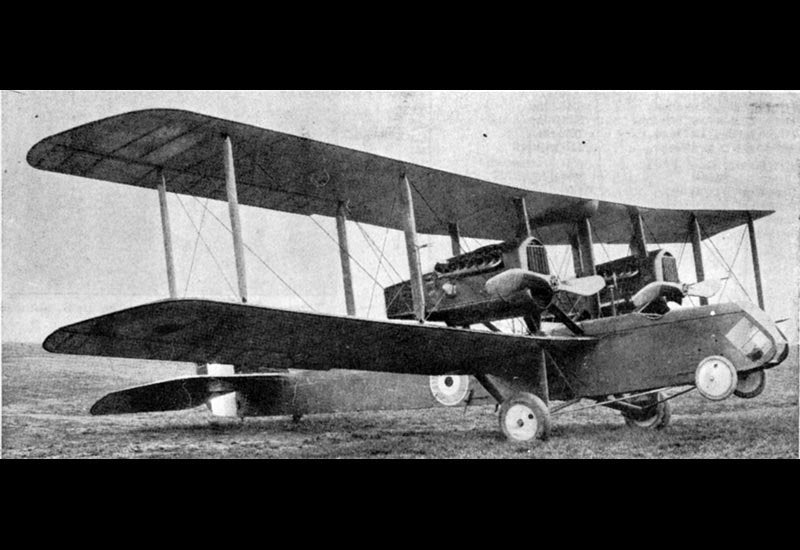Airco Dh10 Amiens Medium Biplane Bomber United Kingdom Military A4 Photo Print
