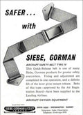 Aircraft Safety Belt Vintage Retro Advert Poster A4 Photo Print