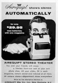 Airequipt Stereo Theater Vintage Retro Advert Poster A4 Photo Print