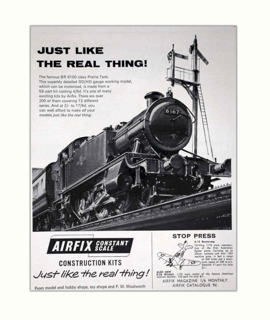 Airfix Pannier Tank Vintage Retro Advert Poster A4 Photo Print