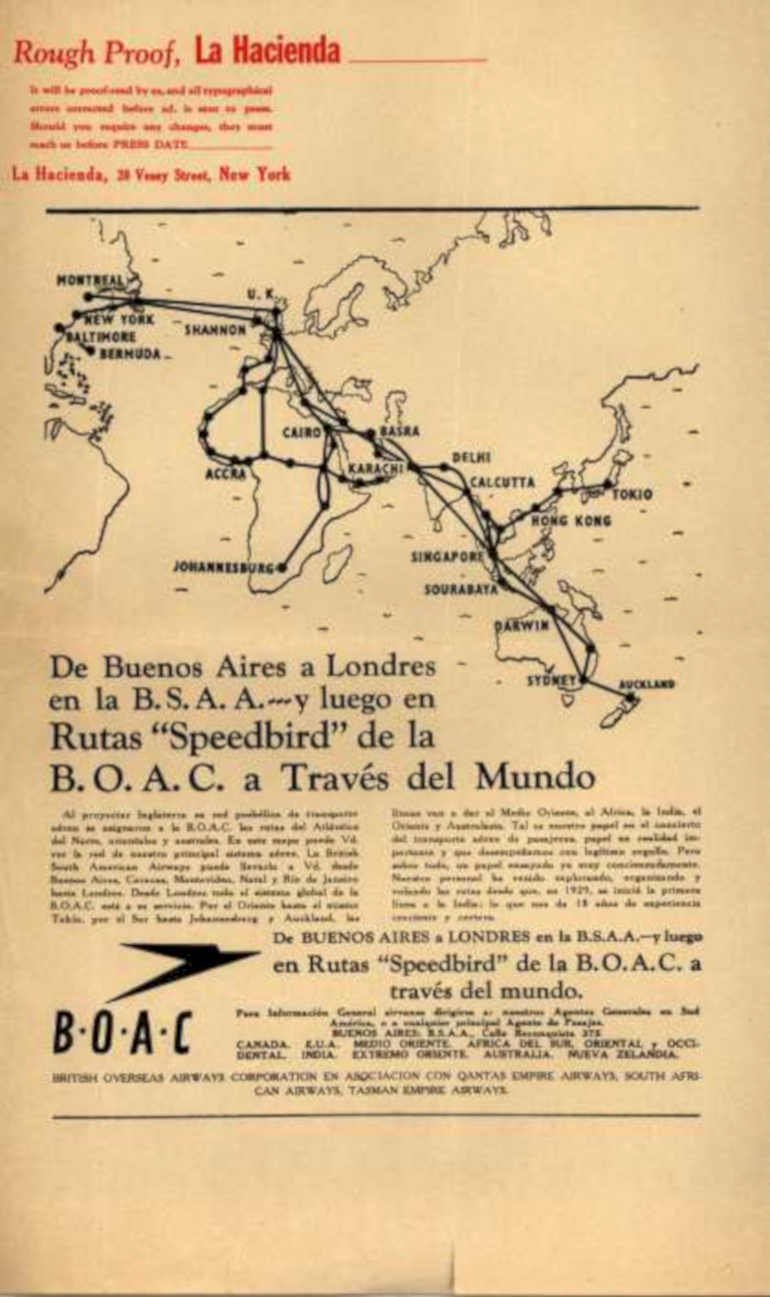 Airline Route Map Vintage Retro Advert Ads A4 Photo Print