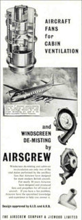 Airscrew Fans Windscreen Vintage Retro Advert Poster A4 Photo Print