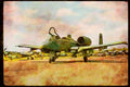 Airshow Aircraft Planes 010032 A 10 On Ground A4 Limited Edition Watercolour Print
